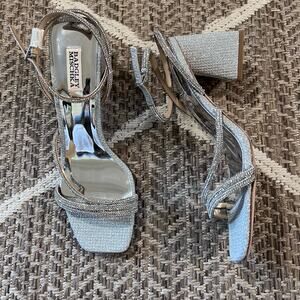 Badgley Mischka Freedom Ankle Strap Heeled Sandal sz 11